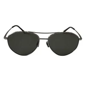 Diff Polarized Scout Aviator Sunglasses Light Gunmetal Green Amazon.com: Ray-Ban Aviator Large Metal Sunglasses  main image 4